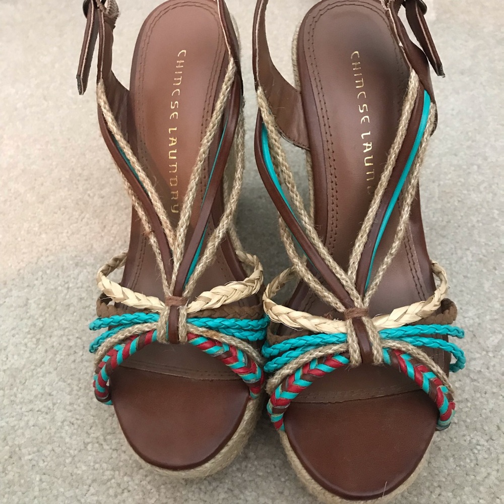 Chinese laundry espadrille wedges